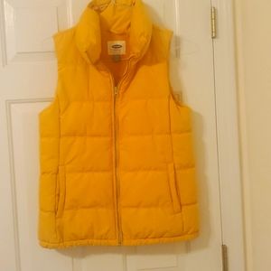 OLD NAVY yellow puffer coat 💛
